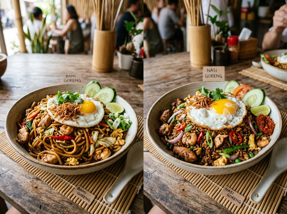 Bami Goreng Vs Nasi Goreng