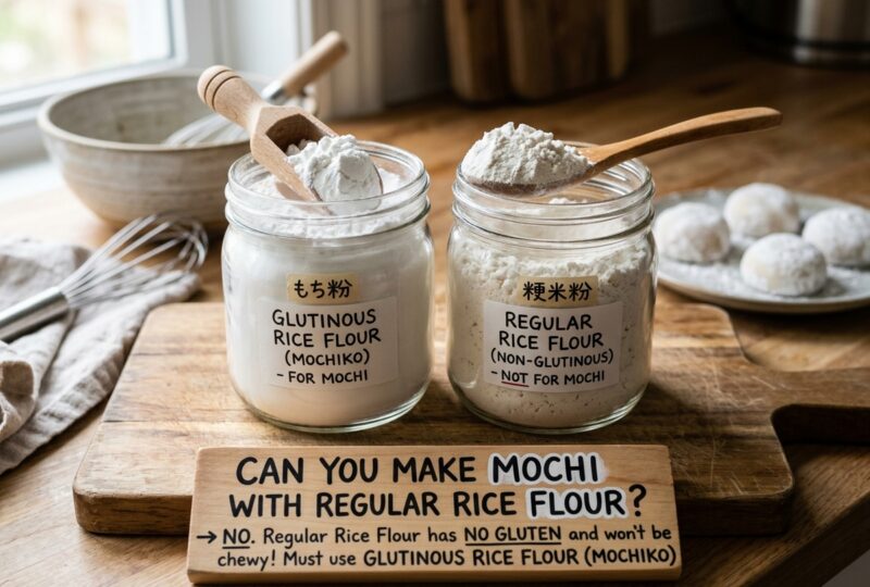 Can You Make Mochi With Regular Rice Flour?