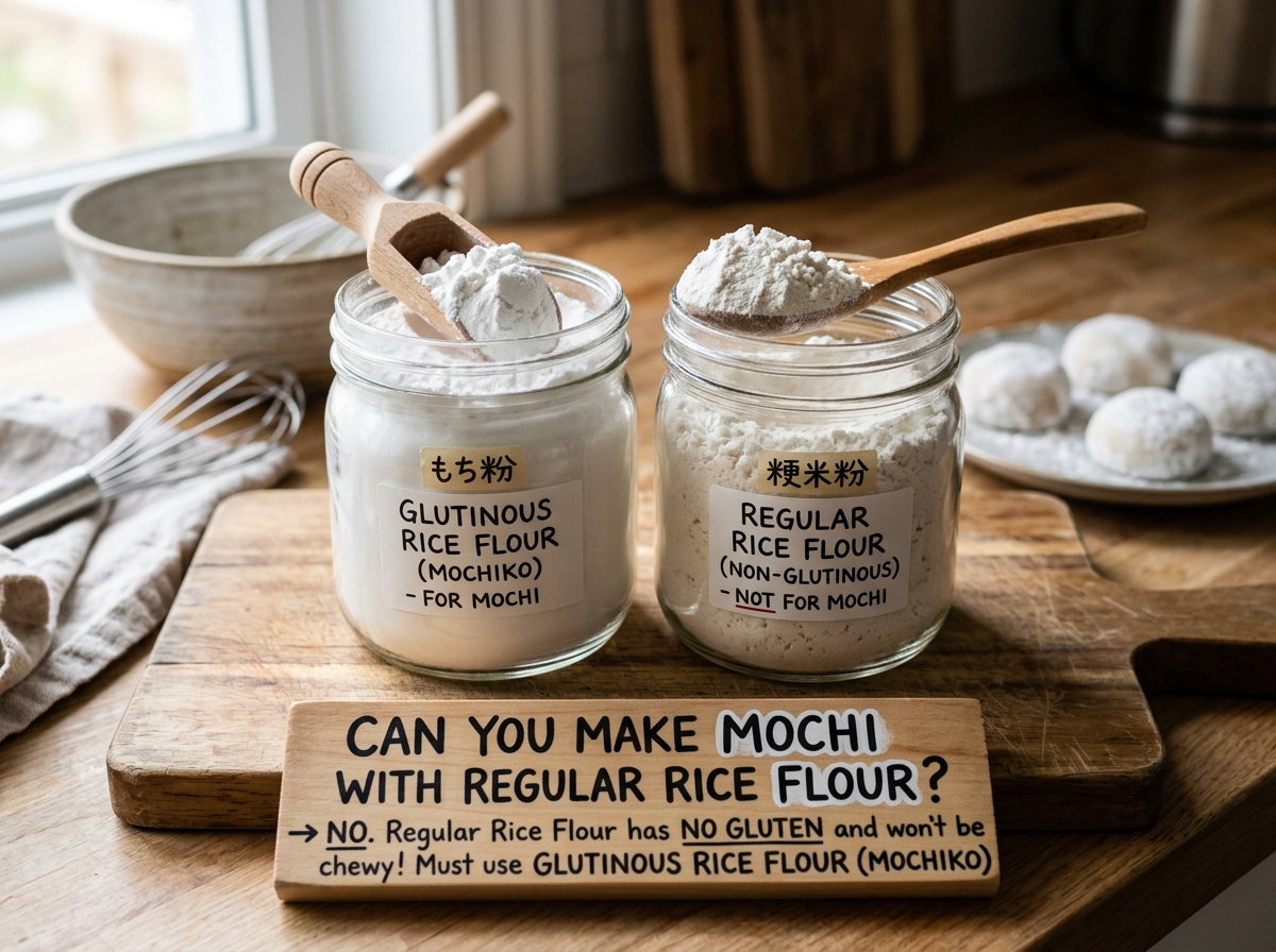 Can You Make Mochi With Regular Rice Flour?