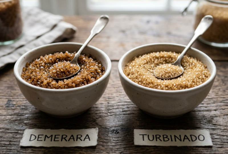 Demerara Vs. Turbinado