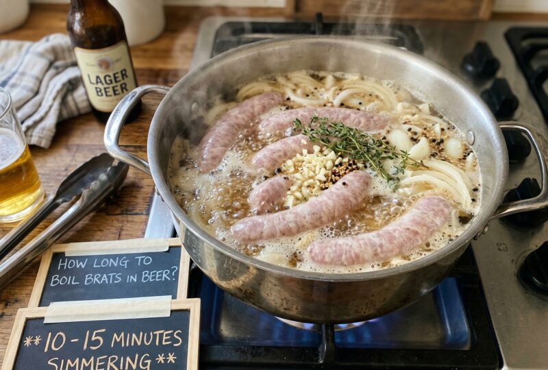 How Long To Boil Brats In Beer?