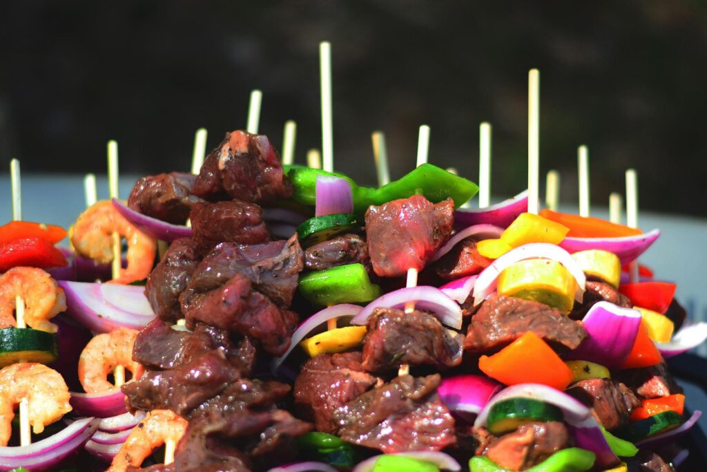 How To Cut Peppers For Kebobs?