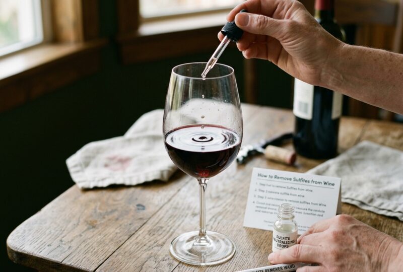 How to Remove Sulfites from Wine?