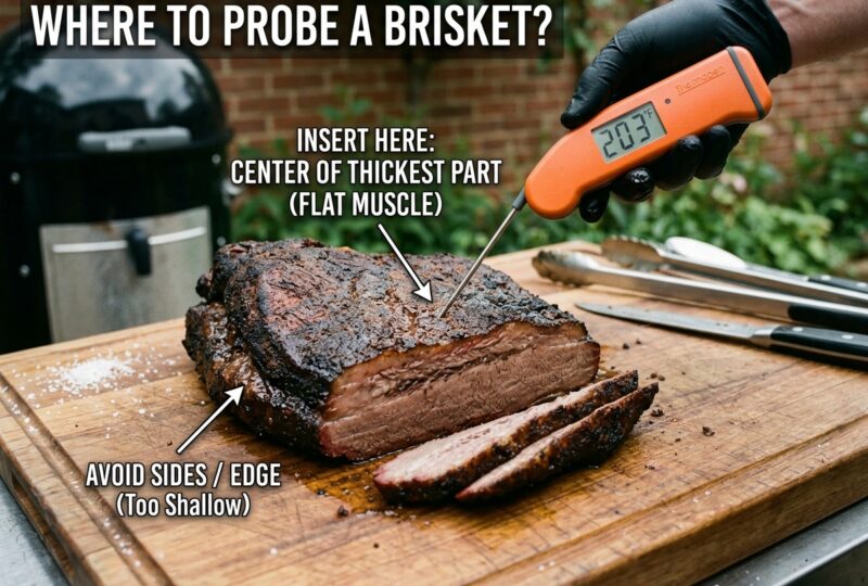 Where to Probe a Brisket?