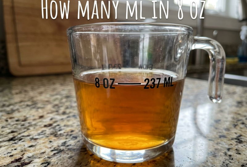 How Many Ml In 8 Oz?