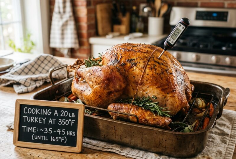 How Long to Cook a 20 Pound Turkey at 350