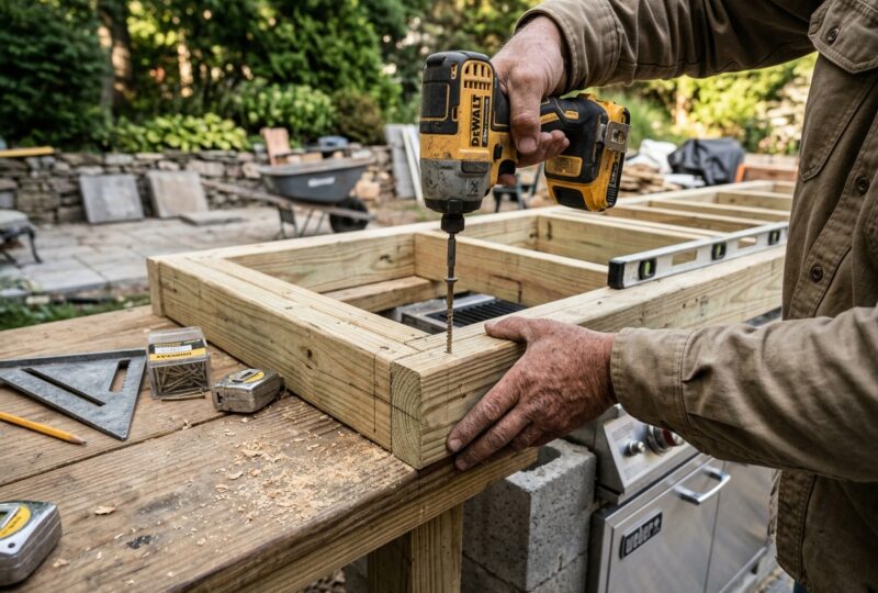 How to Build a DIY Outdoor Kitchen