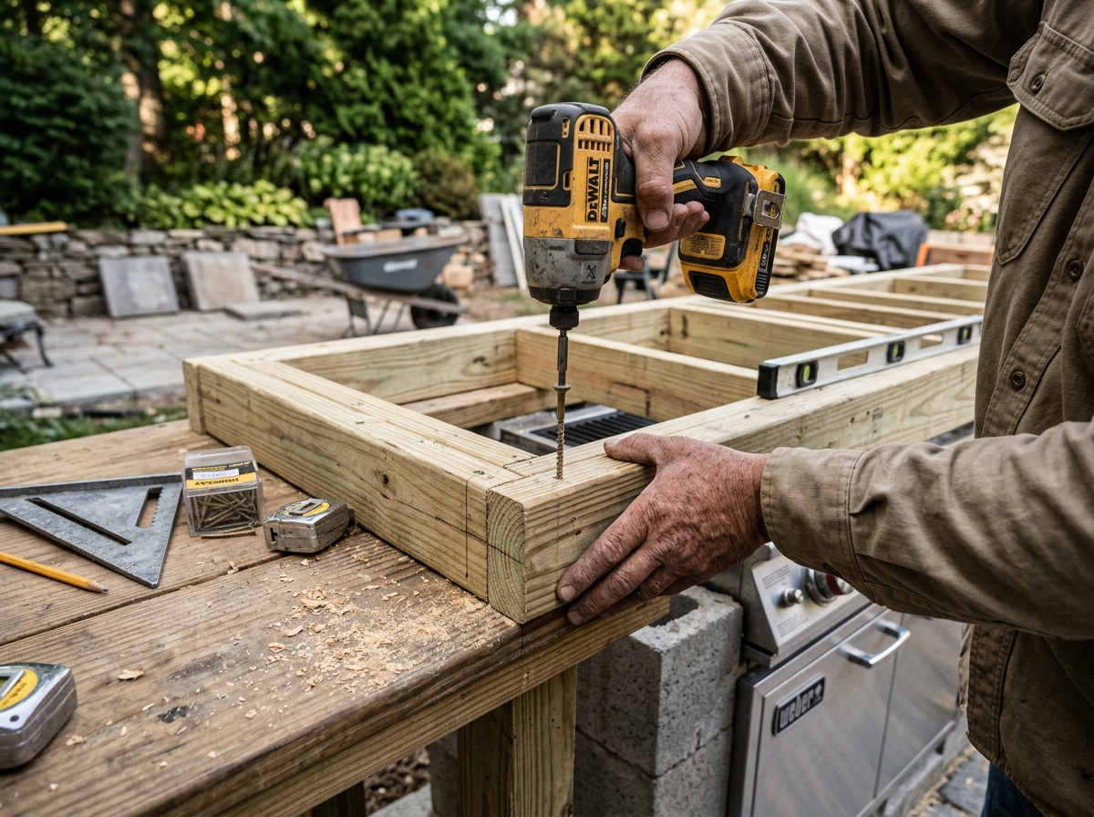 How to Build a DIY Outdoor Kitchen